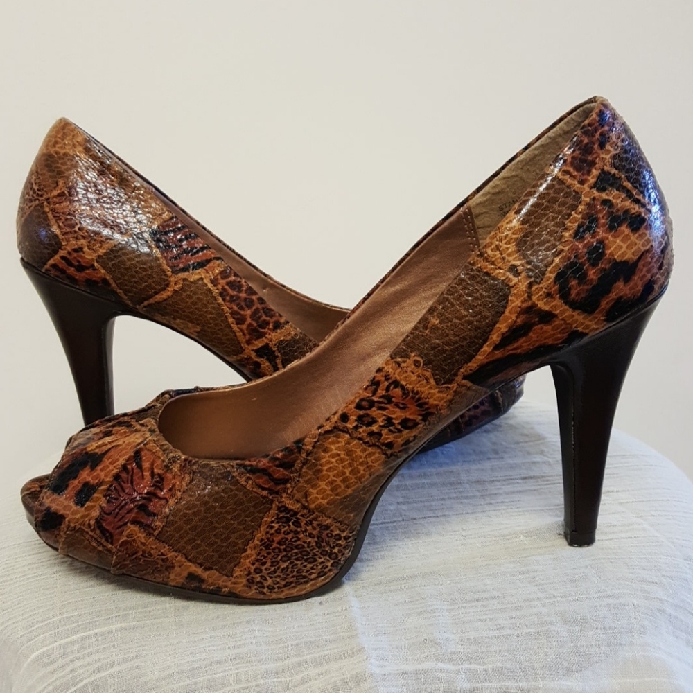 Candies 90's Animal Print Heels